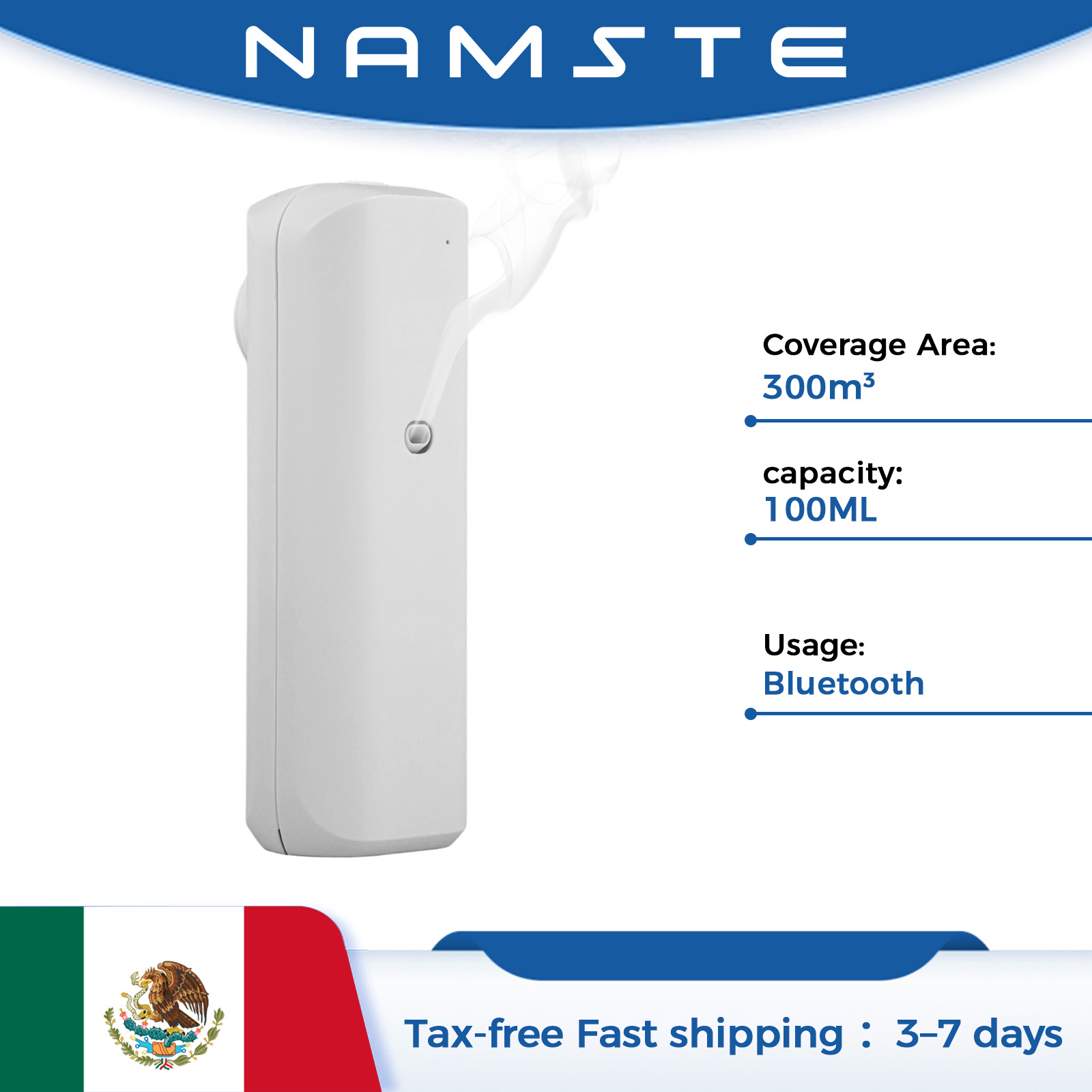 Home Fragrance Aroma - NAMASTE Aromatik Yağ Difüzörü Bluetooth Koku