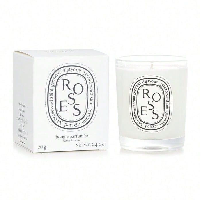 Home Fragrance Jar - Vanilya, Lavanta, Gül Cam Kavanoz Mumları,