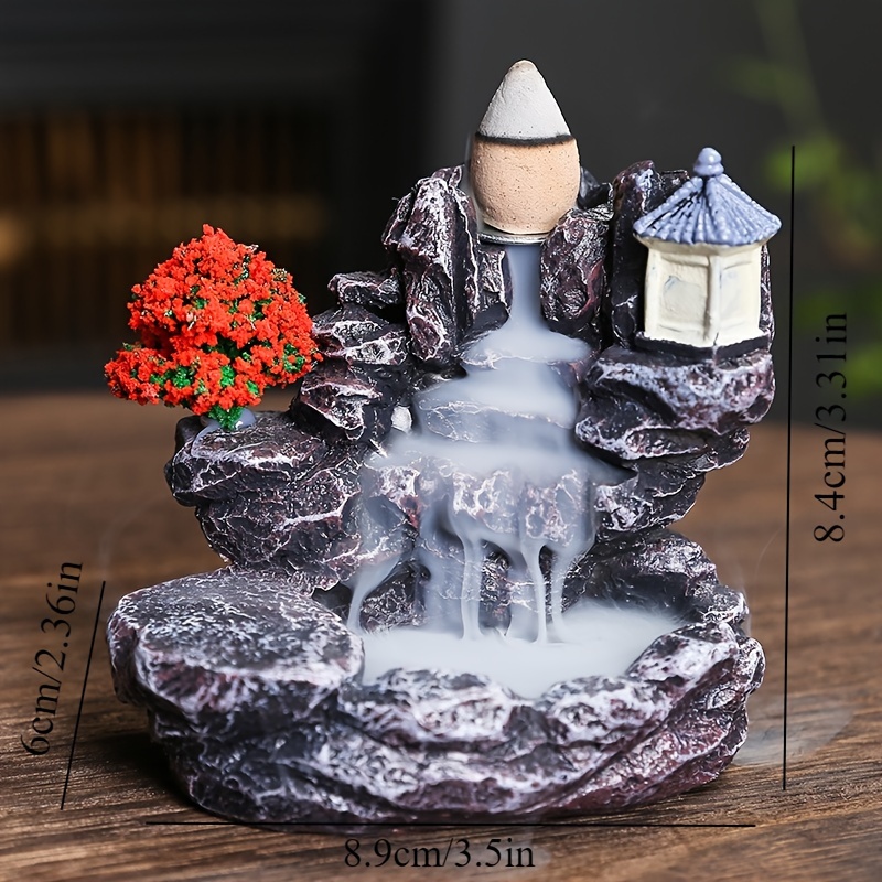Home Fragrance Candles - Geri akış tütsü tutucu şelale tütsü