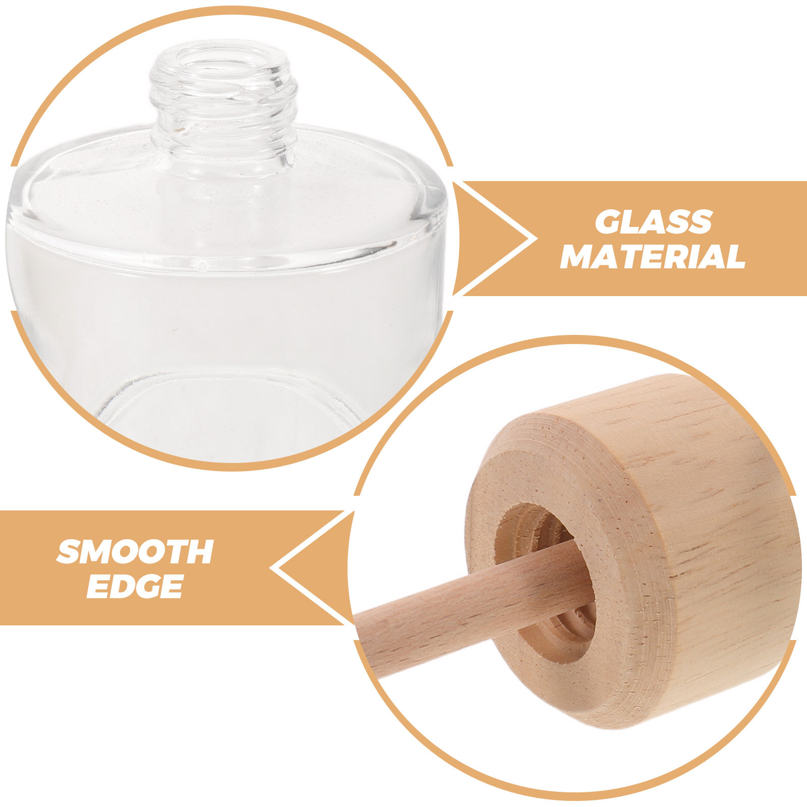 2 Adet Şeffaf Cam Çubuklu Difü - Home Fragrance Jar incelemesi ve fiyatı